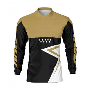 เสื้อเจอร์ซีย์คอกลมแบบซับลิเมชั่นแห้งเร็วสำหรับมอเตอร์ครอส  สำหรับผู้ชาย  สำหรับทีมแข่งรถ  ระบายอากาศได้ดี น้ำหนักเบา สำหรับขับขี่ออฟโรด - Product Image 4