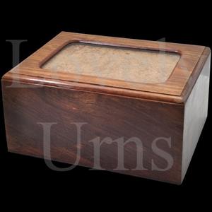 Urna de madera para memoriales con ventana para foto, en 2 tamaños, para adultos medianos, contenedor para cenizas. - Product Image 5