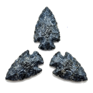 Pointes de flèche en pierre naturelle Larvikite, pointes de flèche en cristal de jaspe fantaisie pour la guérison, vente en gros de pierres précieuses et de cristaux - Product Image 4