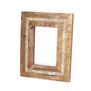 Marco de fotos de madera natural 2025 de madera para decoración del hogar 4x6 "GD1966 marco de fotos moderno de madera - Product Image 1