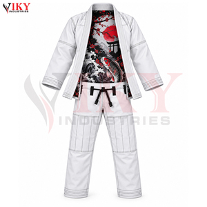 Uniforme de Jiu Jitsu de Buena Calidad, Servicio OEM ODM, Último Diseño, Venta al Por Mayor, Mejor Material, Algodón Cómodo, Gi de Jiu Jitsu BJJ para Hombre - Product Image 3
