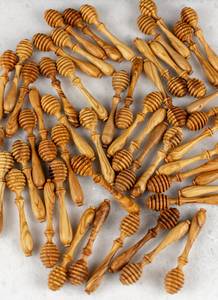Palitos de madera para miel |   Cucharas para miel al por mayor |   Dosificador de miel |   Cuchara para miel |   Regalo para Invitados |   Palito de panal de abeja |   Hamdmade Hon - Product Image 5