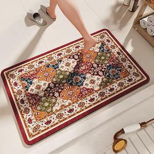 Tapis de bain absorbant en terre de diatomée personnalisé, séchage rapide, antidérapant et anti-goutte, tapis de toilette anti-salissures - Product Image 1