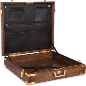 Étui pour tablier maçonnique - Bois d'acacia pur, différentes tailles, offrant un étui élégant et protecteur pour votre tablier maçonnique. - Product Image 3