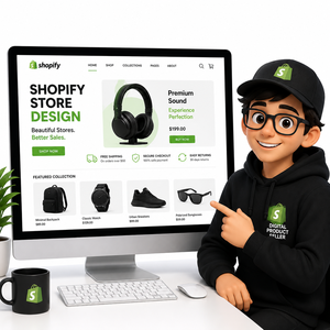 Diseño de Tiendas Shopify para Marcas de Comercio Electrónico con Páginas de Productos Elegantes, Confianza del Comprador y Preparación para el IA, Configura Hoy Mismo tu Tienda Online para un Crecimiento Garantizado - Product Image 1