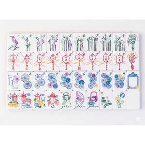 Fichas de Mahjong Americanas Modernas, Acrílico Verde, Diseño Artístico Clásico, OEM, Personalización Disponible - Product Image 6
