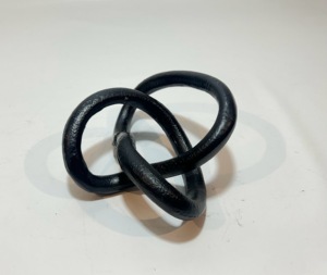 Sculpture de table en aluminium faite à la main, art métallique abstrait moderne et contemporain, figurine pour salon, bureau, maison - Product Image 2