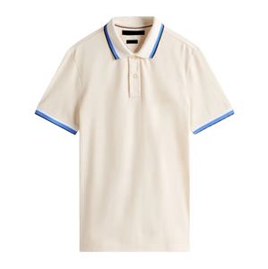 Chemises polo pour hommes en coton imprimé avec tissu de poids moyen - Product Image 1
