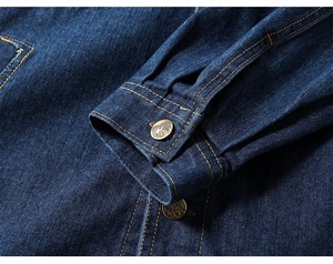 Combinaison de travail en jean ignifuge en coton unisexe de haute qualité certifiée CE, protection pour électricien, détection d'aiguilles, écran - Product Image 5