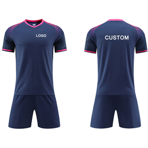 Ensemble de maillots de football respirants à manches courtes pour hommes adultes, vente chaude, prix de gros, design 2026, pour tous les hommes - Product Image 5