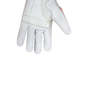 Anti <b>Vibration</b> Impact Hand Safety Mechanic Strong Grip Working Mechanic Gloves Leather Gloves From Pakistan - Product Image 3