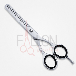 Professional Hair Thinning Scissors 32 Teeth Stainless Steel Blunt Tip Right Handed <b>Long</b> <b>Handle</b> Texturizing <b>Shears</b> - Product Image 2