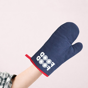 Guante de horno de algodón de gran tamaño, con estampado, hermoso color, buena calidad, a un precio asequible en India. - Product Image 1