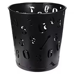 Cubo de Basura Metálico de Lujo Contemporáneo con Acabado Liso, Ideal para Sala de Estar, Dormitorio y Cocina - Product Image 5