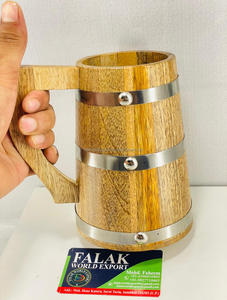 Bamboo Wine Beer <b>Mugs</b> Coffee Cup Water Bottle Unique Style Wood Tea Cup From Falak World Export - Product Image 4