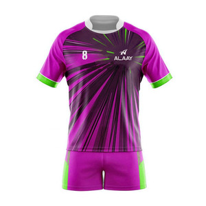 Uniformes de Rugby Personalizados de Alta Calidad al por Mayor, Uniformes de Fútbol Rugby 100% Poliéster para Equipos - Product Image 3