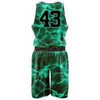 Uniformes de basket-ball personnalisés professionnels en polyester pour équipes, vente en gros, haute performance, respirants, en maille, sans manches, col en V