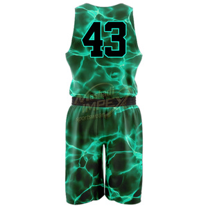 Uniformes de Baloncesto Personalizados Profesionales de Poliéster, Venta al Por Mayor para Equipos, Alto Rendimiento, Transpirables, Malla, Sin Mangas, Cuello en V - Product Image 3