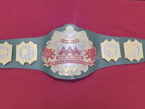 Ceinture de championnat mondial de Lucha Libre, poids cruiser, taille adulte, matériau PU durable, équipement d'arts martiaux unisexe - Product Image 1