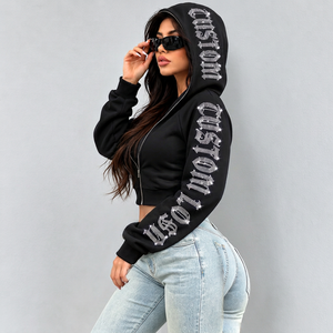 Custom <b>oversized</b> <b>hoodies</b> 440gsm cotton fleece minimalist <b>hoodies</b> with tonal embroidery for fashion brands - Product Image 4