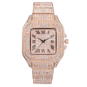 Montre à quartz de luxe pour homme en moissanite de haute qualité, style Iced Out, montre-bracelet tendance - Product Image 2