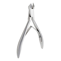 Coupe-cuticules professionnel en acier inoxydable incurvé, coupe-ongles, outil de manucure et pédicure pour ongles épais