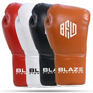 Premium Lace Up Boxing Gloves Genuine Leather Neoprene <b>Foam</b> <b>Padding</b> for Sparring Training Competition Custom Logo OEM Manufactur - Product Image 6