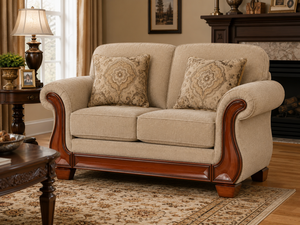 Sofá de Lujo Elegante y Moderno con Brazos de Madera y Estructura de Soporte, Hecho en Vietnam - Product Image 5