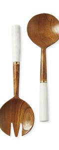 Saladier en bois d'acacia naturel avec résine, ustensile de cuisine pour fruits et légumes, accessoires de cuisine, batterie de cuisine - Product Image 5