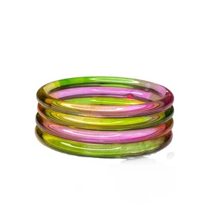 Highest Selling Viral Trendy Multicolor Gelly <b>Bangles</b> <b>Set</b> Bridal Wedding Party Wear Premium Wholesale Price - Product Image 5