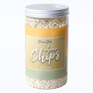 Ingrédients de confiserie au chocolat composé de cacao OEM/ODM, pépites de chocolat blanc 1KG pour biscuits et gâteaux, certifiées HALAL, en promotion - Product Image 1