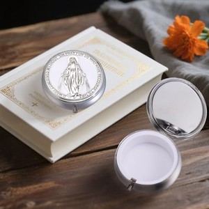Boîte de 2 chapelets en métal avec médaille miraculeuse - Vente en gros - Articles dévotionnels catholiques - Product Image 4