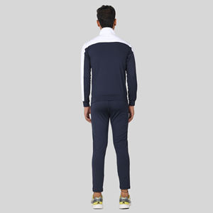Survêtement de sport pour homme en velours premium, extensible dans les quatre sens, coupe ajustée, couleur unie, confortable, pour l'automne, le jogging et la course à pied - Product Image 2