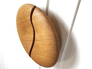 Poignée de meuble sculptée en bois moderne, accessoire de quincaillerie unique et durable pour tiroirs, armoires et placards - Product Image 2