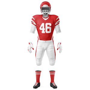 Uniforme de Fútbol Americano Personalizable, Estilo Único para Equipos, Mangas Cortas, Transpirable, Tallas Grandes, Uniformes de Fútbol Americano - Product Image 1