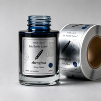 Étiquettes en papier adhésif personnalisées, résistantes à l'eau, aux UV et durables, pour gobelets à café, avec estampage doré et finition brillante/mate