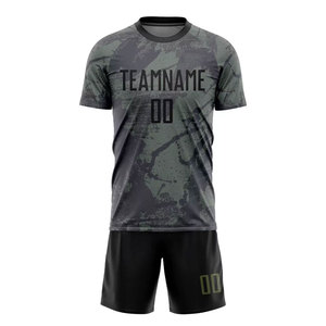 Uniforme de Fútbol Personalizado para Hombre al Mejor Precio, Transpirable, 100% Poliéster, Sublimado, con Nombre y Números del Equipo Impresos, Conjunto de Camisetas de Fútbol - Product Image 2