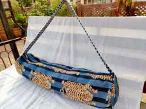 Bolsas de Yoga de Algodón Acolchado, Bolsa de Gimnasio Multifuncional con Cierre, Bolsas de Viaje con Diseño de Equipaje - Product Image 4