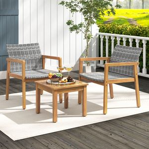 Set di mobili da giardino in 3 pezzi con sedia - Product Image 3