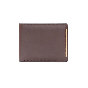 Genuine Leather <b>Wallet</b> For Men Stylish Durable Double Layer Cash Note Compartment High Capacity Credit Card Organizer Gift <b>Brown</b> - Product Image 1