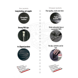 Wholesale Plus Size Shearling Leather <b>Jacket</b> Outdoor Use <b>Winter</b> <b>Jacket</b> Top Selling <b>Cheap</b> Price Men Shearling Leather <b>Jacket</b> - Product Image 6