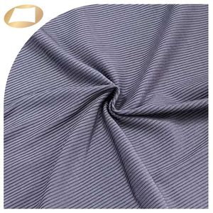 Tissu en tricot côtelé en nylon Spandex respirant élastique au toucher doux pour les poignets des garçons et des filles-Haute qualité - Product Image 3