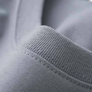 T-shirt décontracté pour homme en coton, coupe ample, col montant, style streetwear, pour homme - Product Image 2