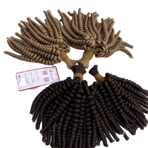 ผมต่อจากผมมนุษย์เกรดเวียดนามหยิกลึกเป็นเส้นผมสีน้ำตาลอ่อน - Product Image 5