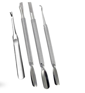 Ensemble d'outils pour pousse-cuticules en acier inoxydable, 5 en 1, coupe-ongles multifonctionnel, outils de manucure et de pédicure pour adultes, durables - Product Image 1