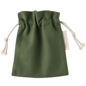 Plain Polyester/Cotton Drawstring Bags Eco Friendly Woven Muslin Pouches Water Resistant Durable for Storage and Gift Packaging - Product Image 3