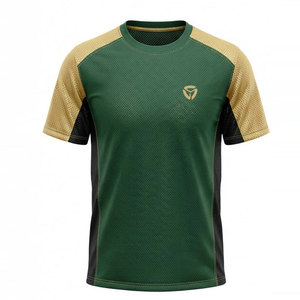 Camiseta Deportiva de Malla Transpirable para Hombre, Tejido Ligero, Paneles de Ventilación, Corte Atlético y Elegante, Ropa Deportiva para Sesiones Activas - Product Image 1