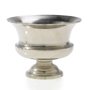 Jarrón Metálico Plateado Estilo Rústico Industrial para Centro de Mesa, Florero Decorativo para Hoteles y Restaurantes - Product Image 2