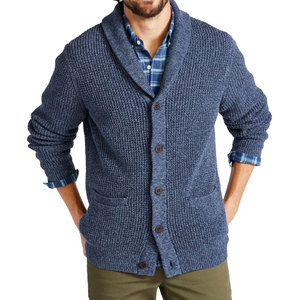 Cardigan tendance pour homme, tricoté, manches longues, boutonné, doux, chaud, décontracté, pour le travail, le bureau, les activités de plein air, vêtements pour homme, cardigan tricoté - Product Image 1