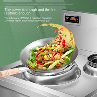 Unit Wok Induksi Profesional Terbaik untuk Dapur Pabrik dengan Respon Cepat